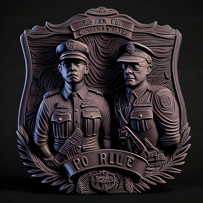 3D model Rebel Cops game (STL)